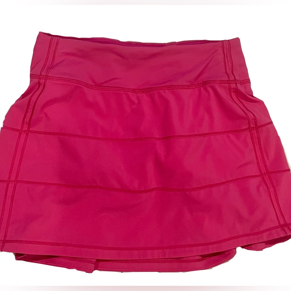Lululemon Pace Rival skirt, sonic pink, mid-rise, long, size 2